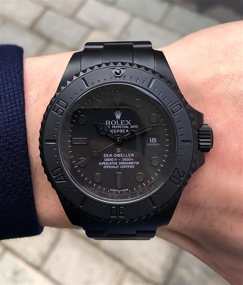 rolex full black price